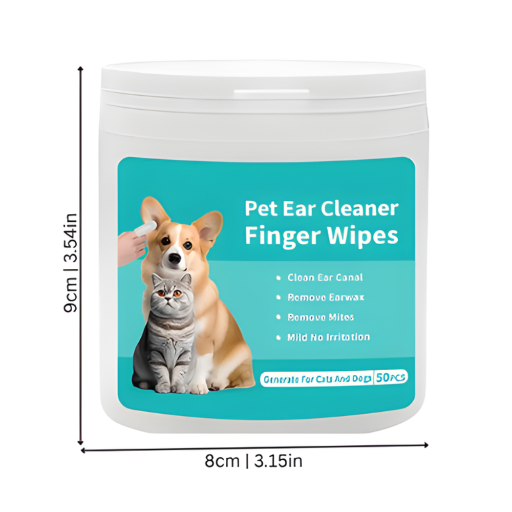 EarCalm │ Gentle Finger Wipes for Dogs