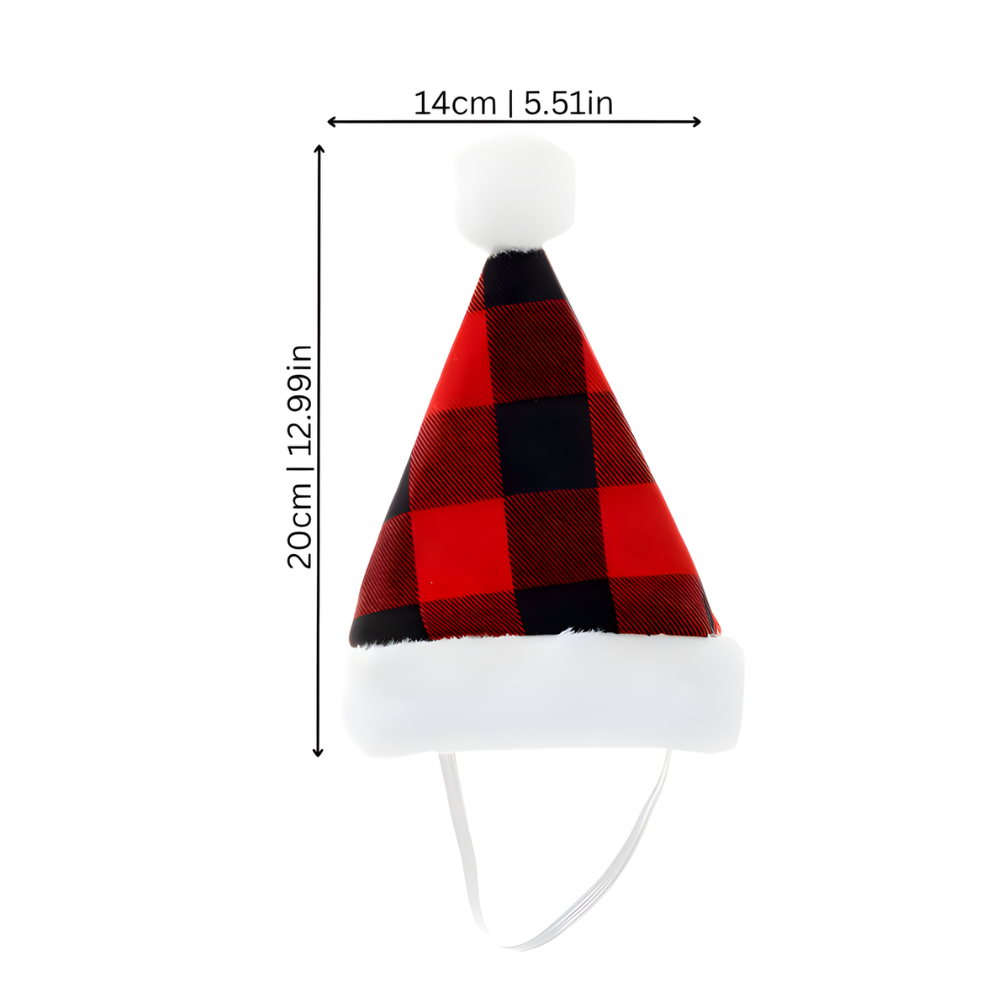 FestivePaws │ Classic Pet Santa Hat