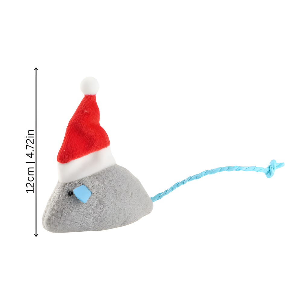 FestivePounce │ Holiday Catnip Mouse Toy Set