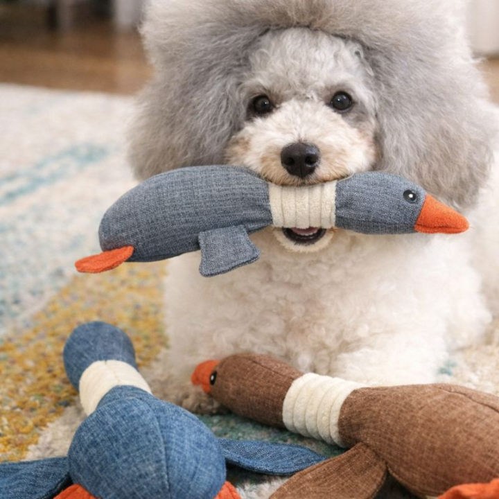 GooseGuard │ Indestructible Plush Goose Dog Toy