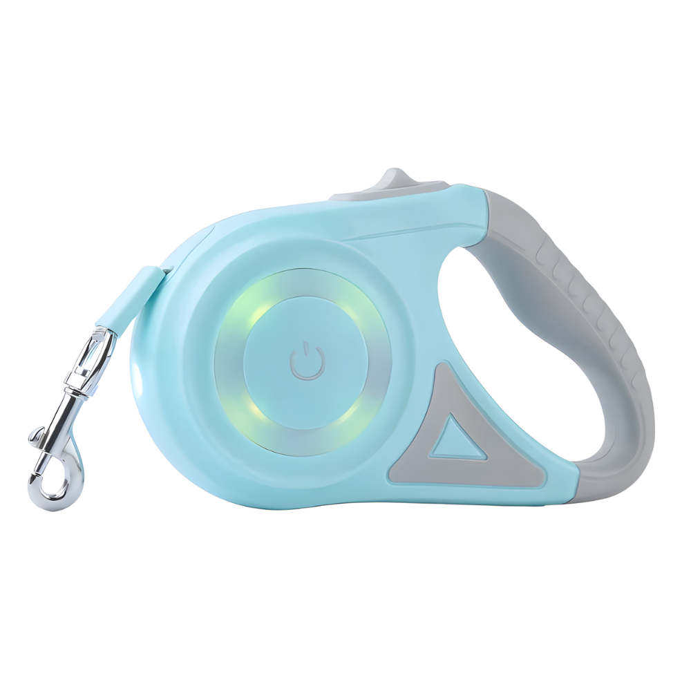 LumaTrail │ Retractable Dog Leash for Night Visibility