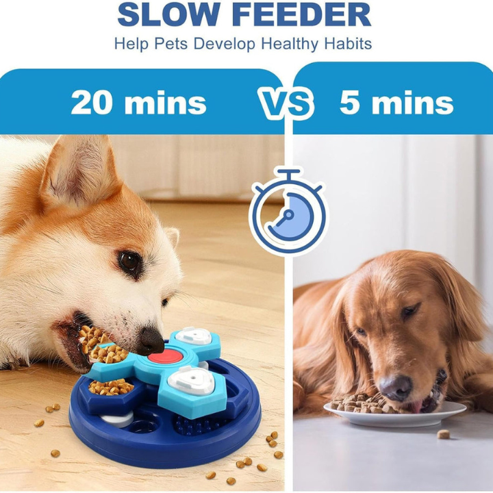 PawSense │ Interactive Slow Feeder Dog Bowl