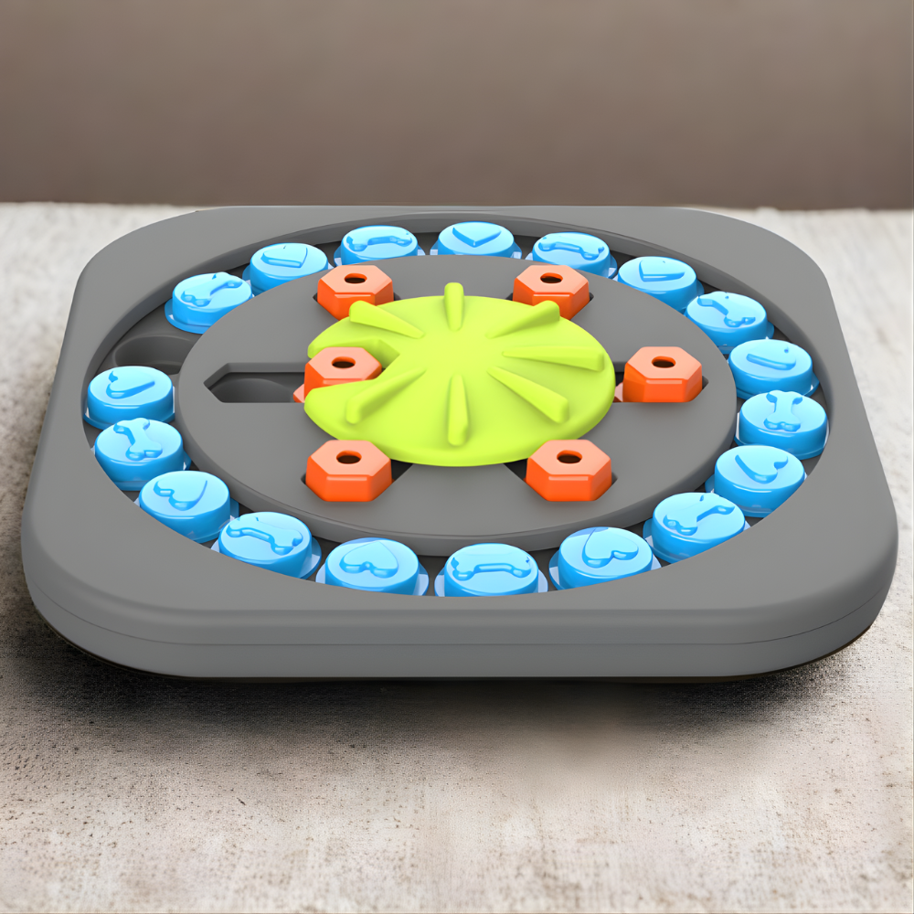 PuzzleBowl │ Interactive Slow Eating Dog Puzzle Tray