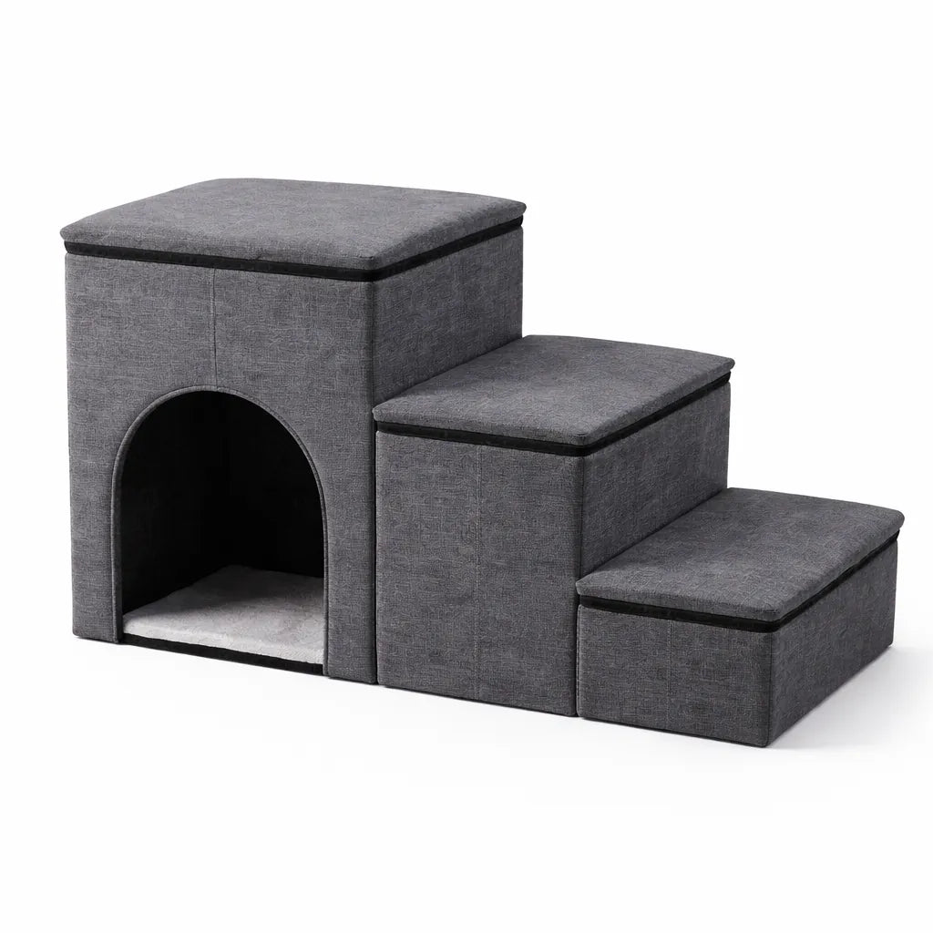 Dog Ramp Stairs with Storage for Bed & Couch