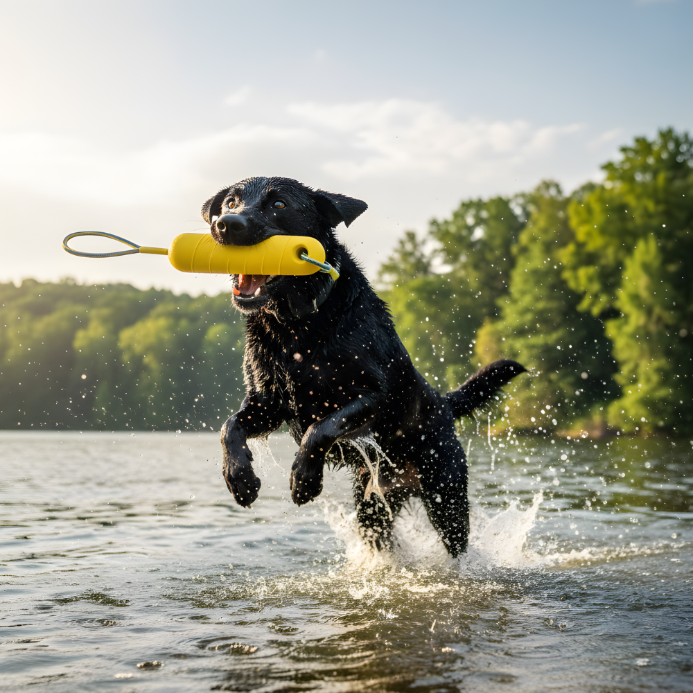 AquaTug │ Floating Water Dog Training Toy
