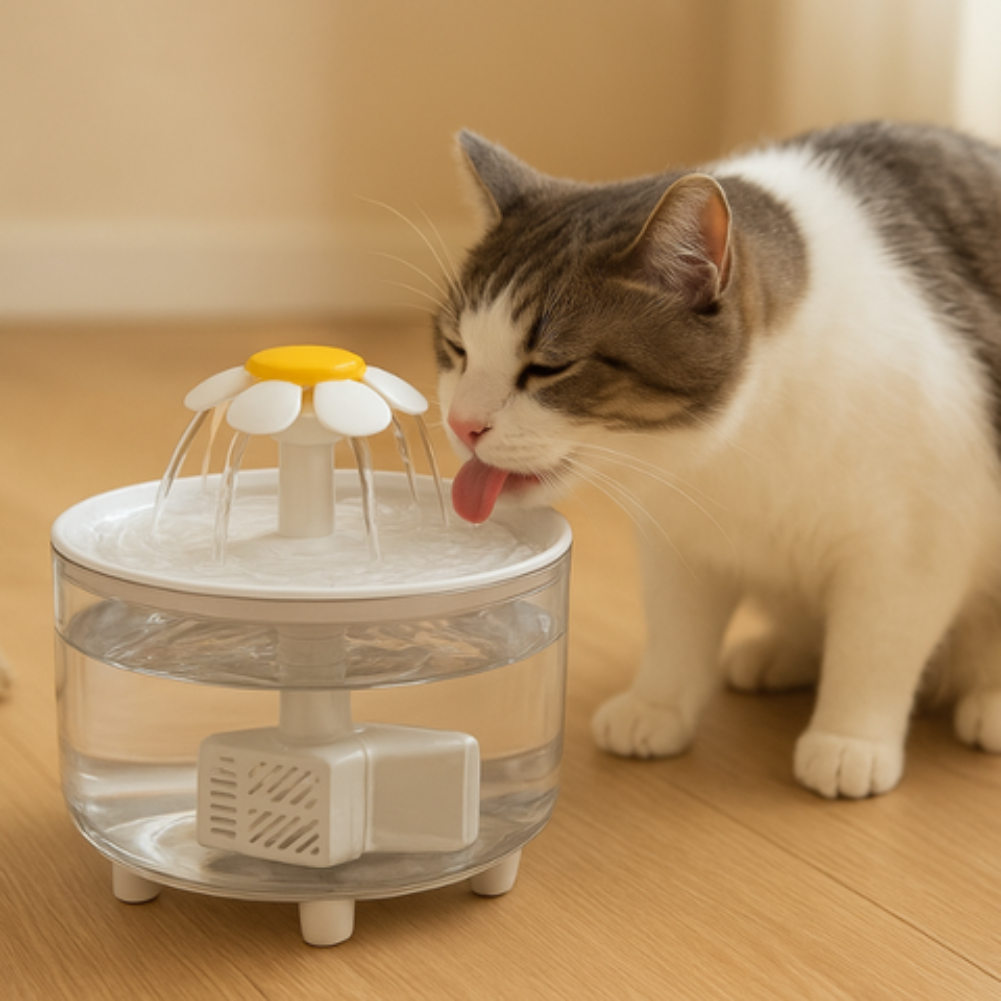 BloomFlow │ Quiet Flower Pet Water Dispenser