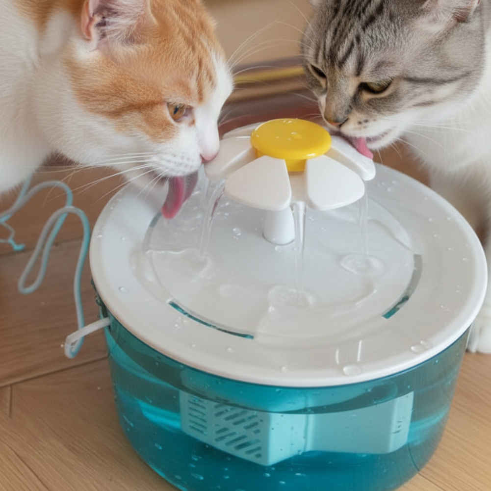 BloomFlow │ Quiet Flower Pet Water Dispenser
