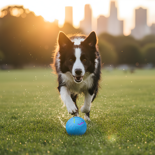BounceRush │ Dual Mode Interactive Fetch Ball Toy