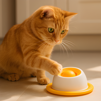 CalmLick │ Anti Tip Cat Slow Feeder