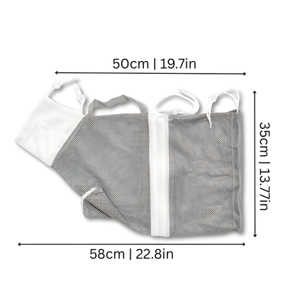CalmWrap │ Anti Scratch Cat Bath & Grooming Mesh Bag