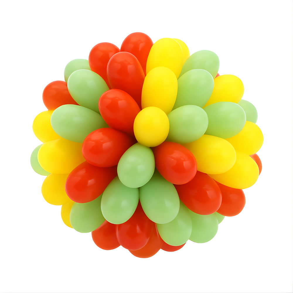 ChewBloom │ Textured Rubber Dog Chew Ball