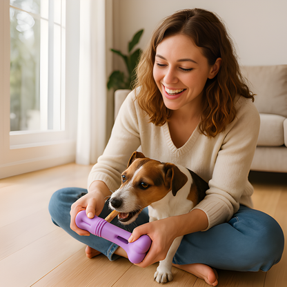 ChewLock │ Rotating Dog Snack Chew Holder