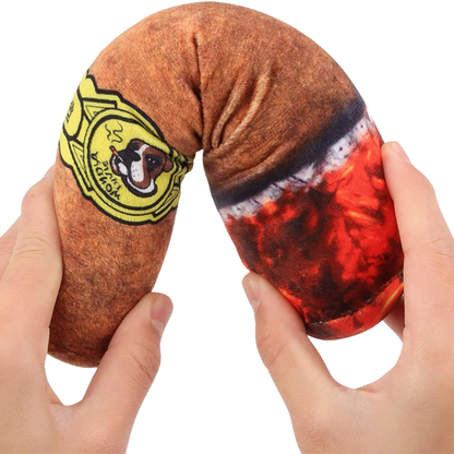 CigarPlay | Plush Squeaky Dog Toy