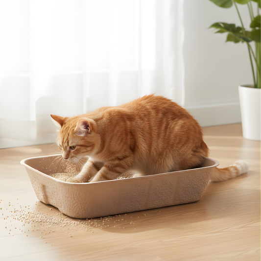 CleanNest │ Disposable Cat Litter Box