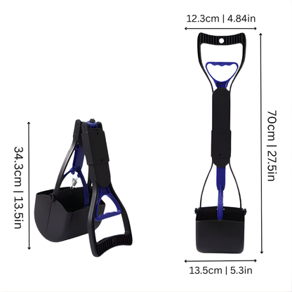 CleanStride │ Foldable One Hand Dog Pooper Scooper