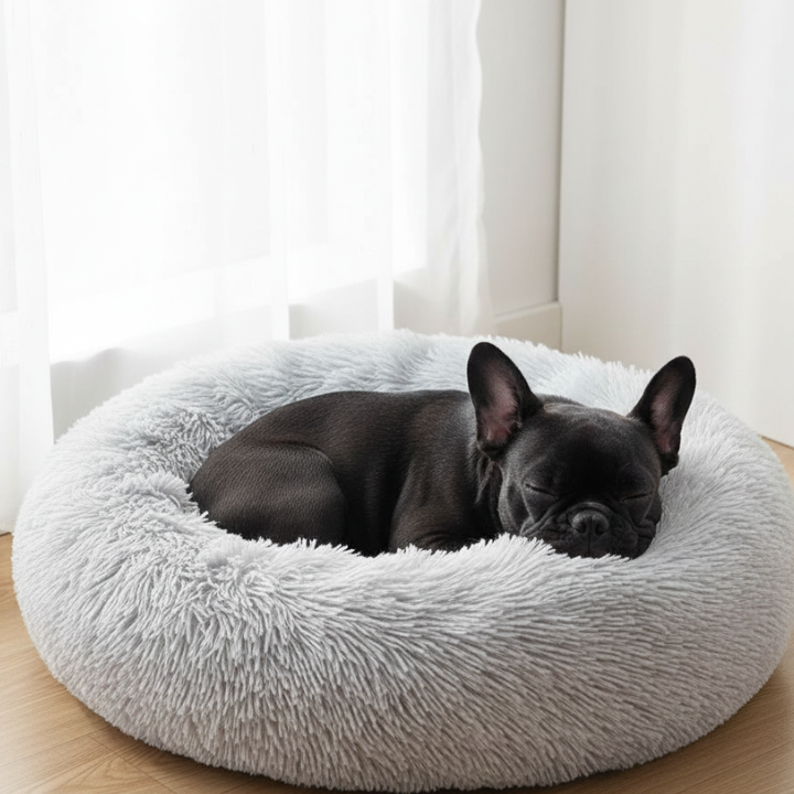 CloudNest │ Plush Donut Dog Bed