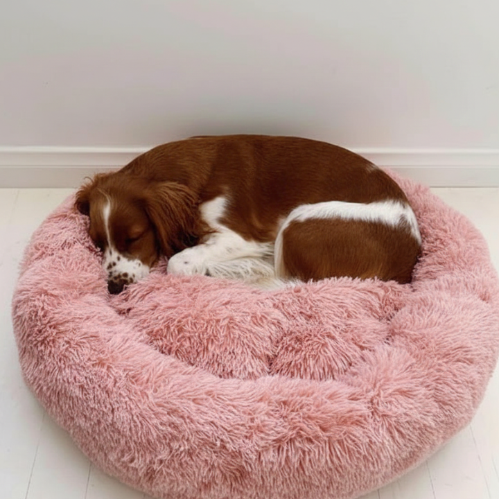 CloudNest │ Plush Donut Dog Bed