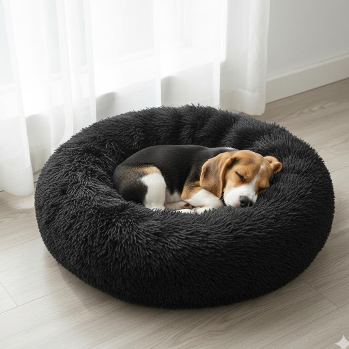 CloudNest │ Plush Donut Dog Bed