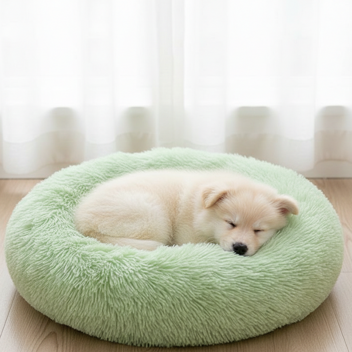 CloudNest │ Plush Donut Dog Bed