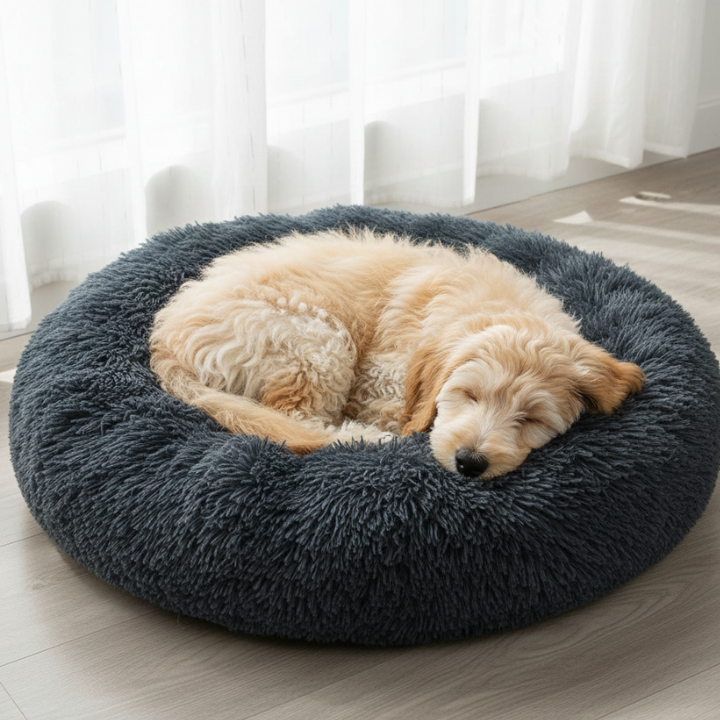 CloudNest │ Plush Donut Dog Bed