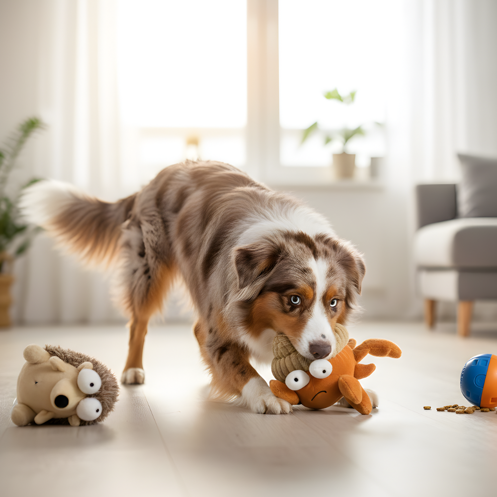 CritterPals │ Interactive Plush Dog Toy with Changeable Covers