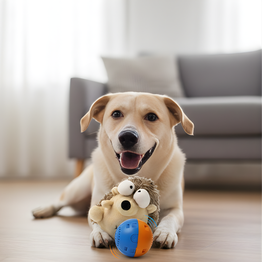 CritterPals │ Interactive Plush Dog Toy with Changeable Covers