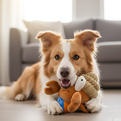 CritterPals │ Interactive Plush Dog Toy with Changeable Covers