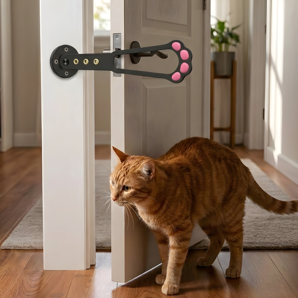 DoorWhisk │ Adjustable Cat Door Holder (2-Pack)