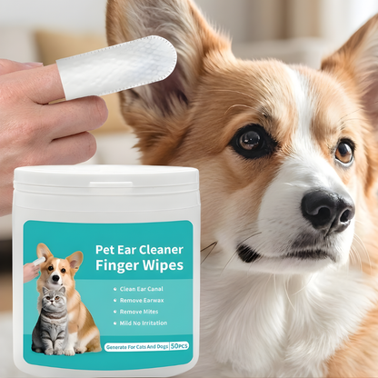 EarCalm │ Gentle Finger Wipes for Dogs