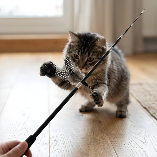 FeatherFlex │ Extendable Cat Teaser Wand