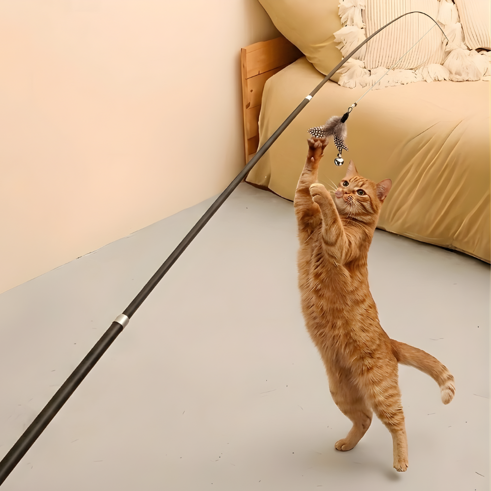 FeatherFlex │ Extendable Cat Teaser Wand