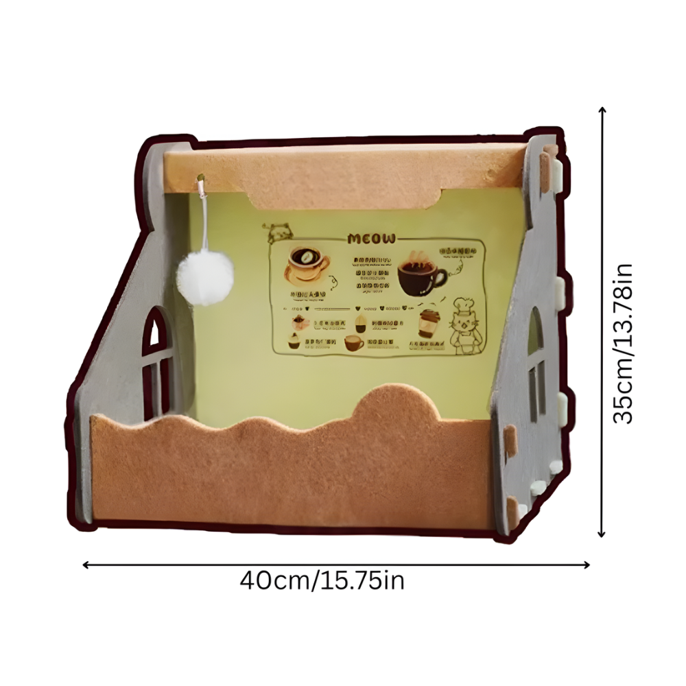 FeltNook │ Semi Enclosed Cat House Shelter