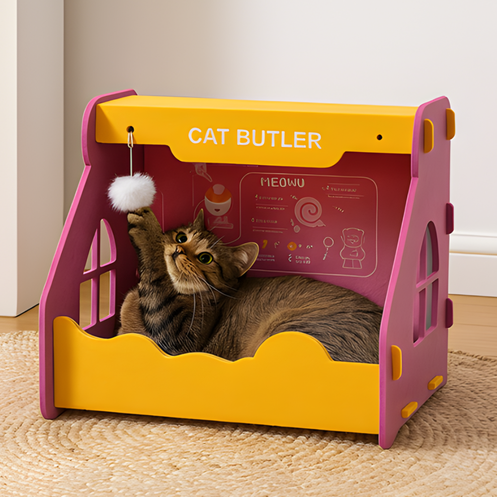 FeltNook │ Semi Enclosed Cat House Shelter