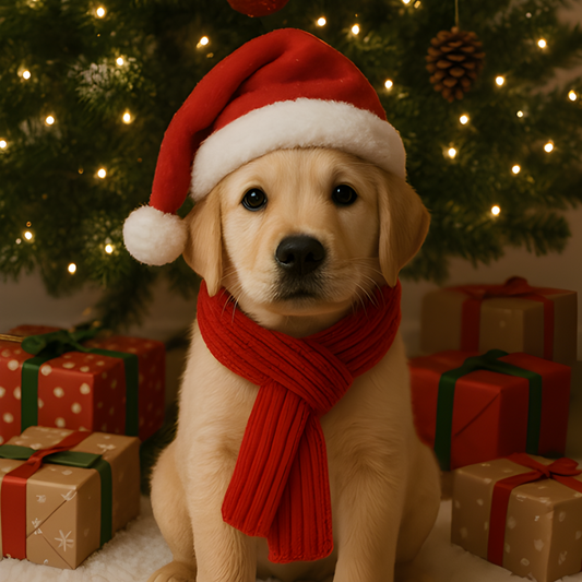 FestivePaws │ Classic Pet Santa Hat