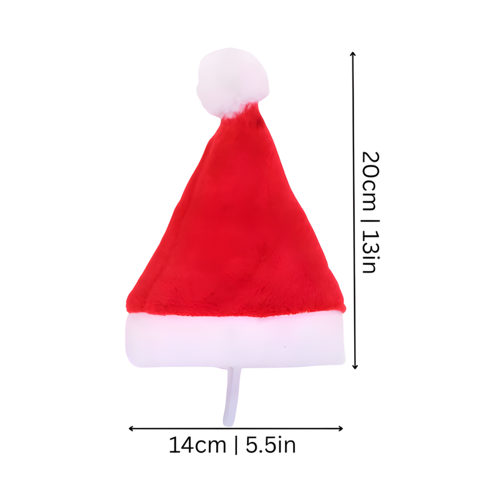 FestivePaws │ Classic Pet Santa Hat