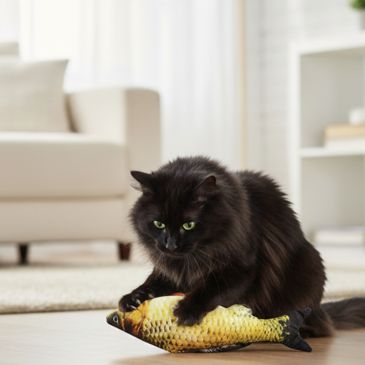 FinFlip │ Floppy Fish Cat Toy