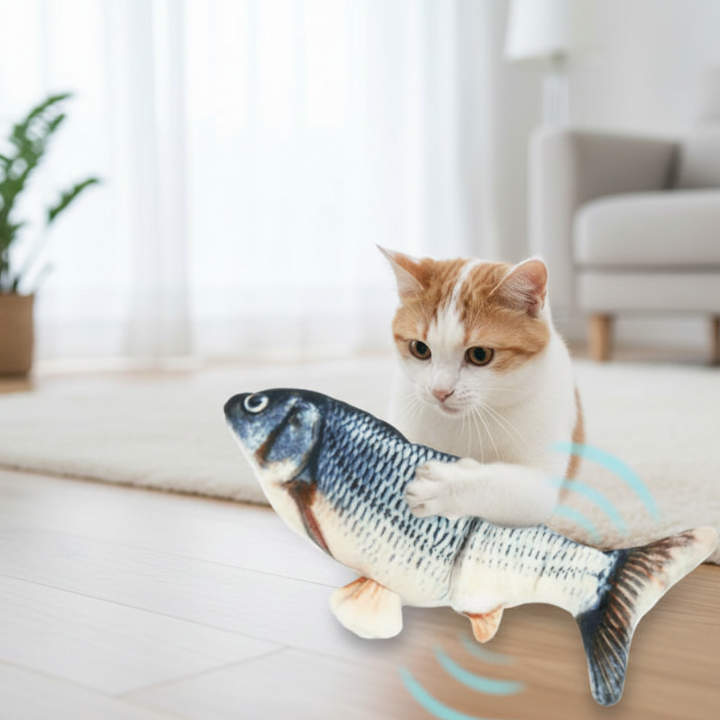 FinFlip │ Floppy Fish Cat Toy