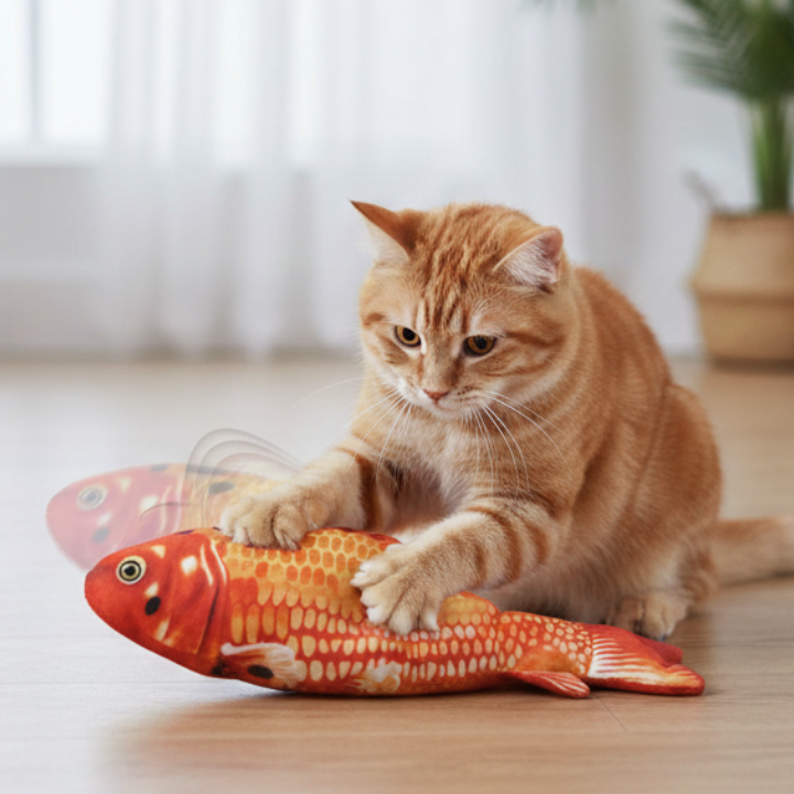 FinFlip │ Floppy Fish Cat Toy