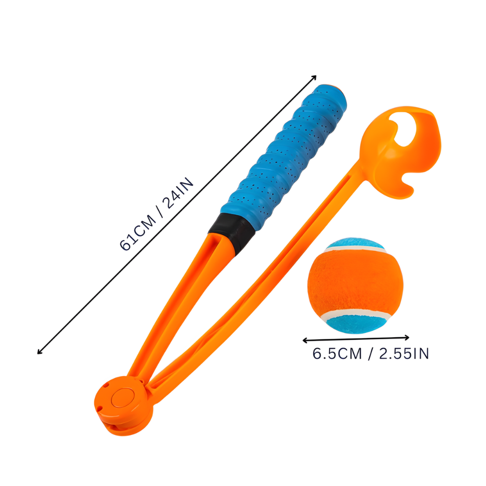 FlexiLaunch │ Foldable Long Distance Dog Ball Thrower