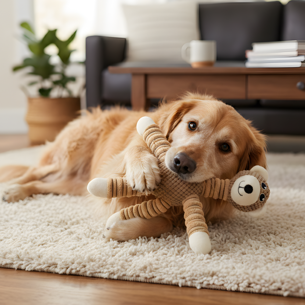 FlexiTrunk │ Stretchable Dog Tug Toy