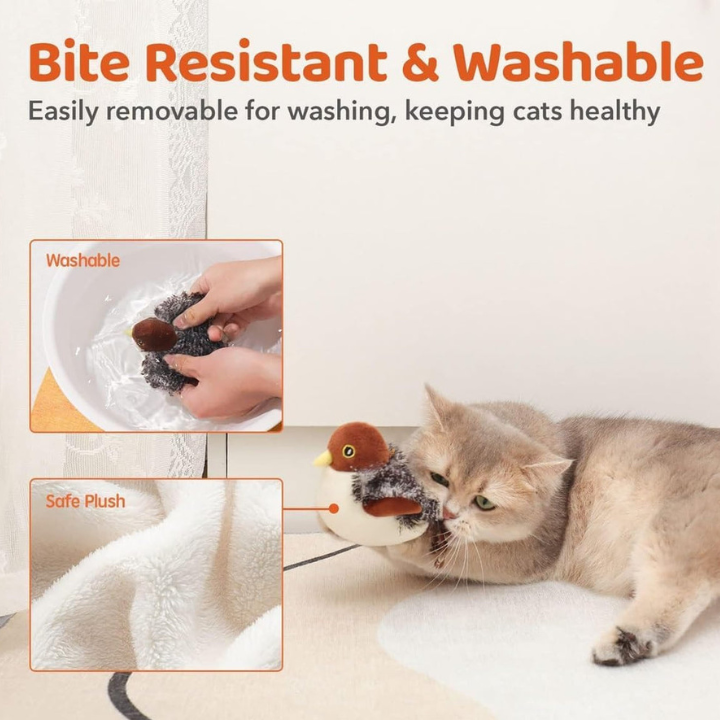 FlutterPlay │ Interactive Bird Cat Toy