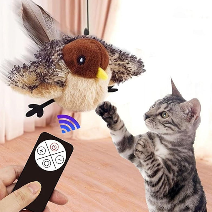 FlutterPlay │ Interactive Bird Cat Toy