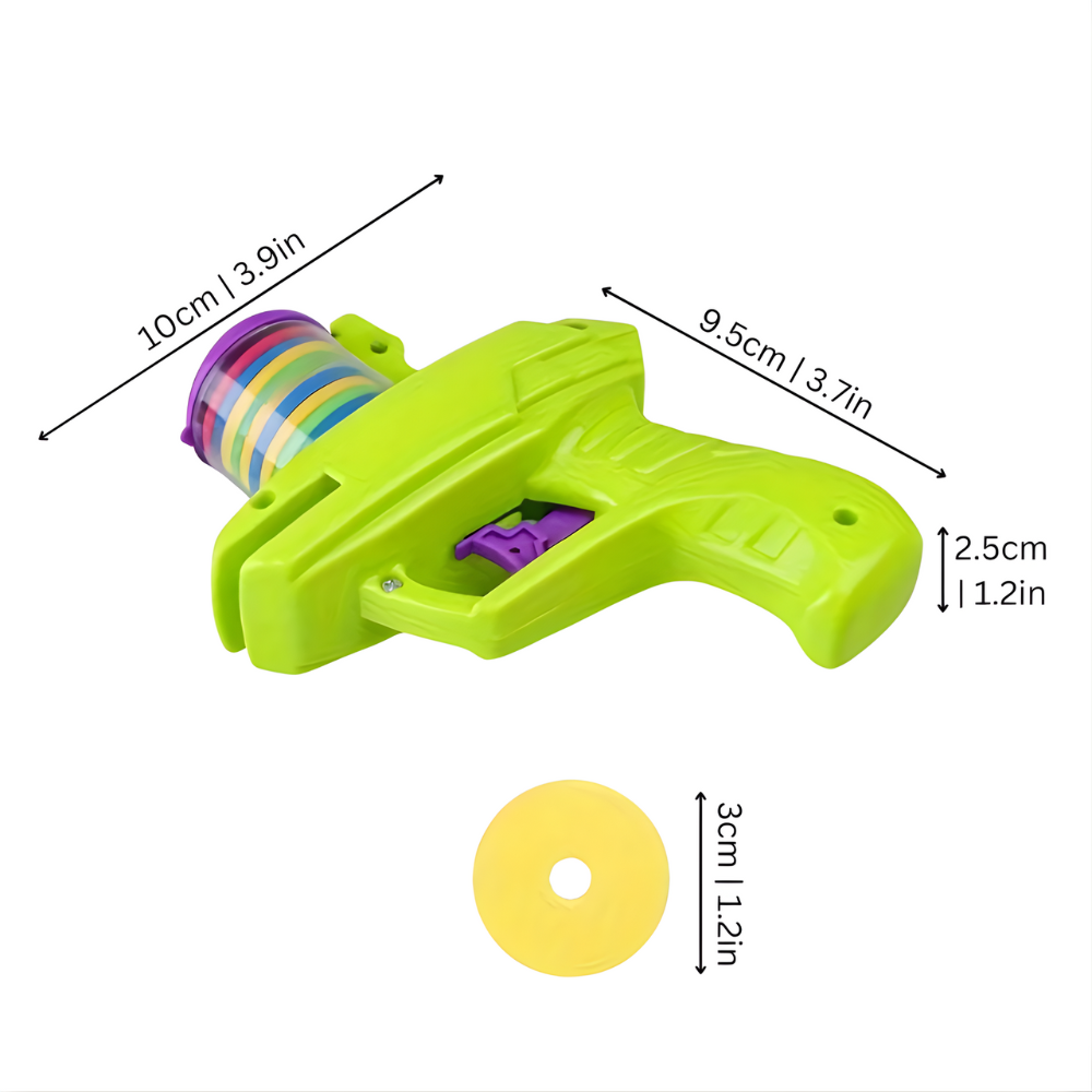 FlyDisc │ High Flying Foam Disc Launcher for Cats