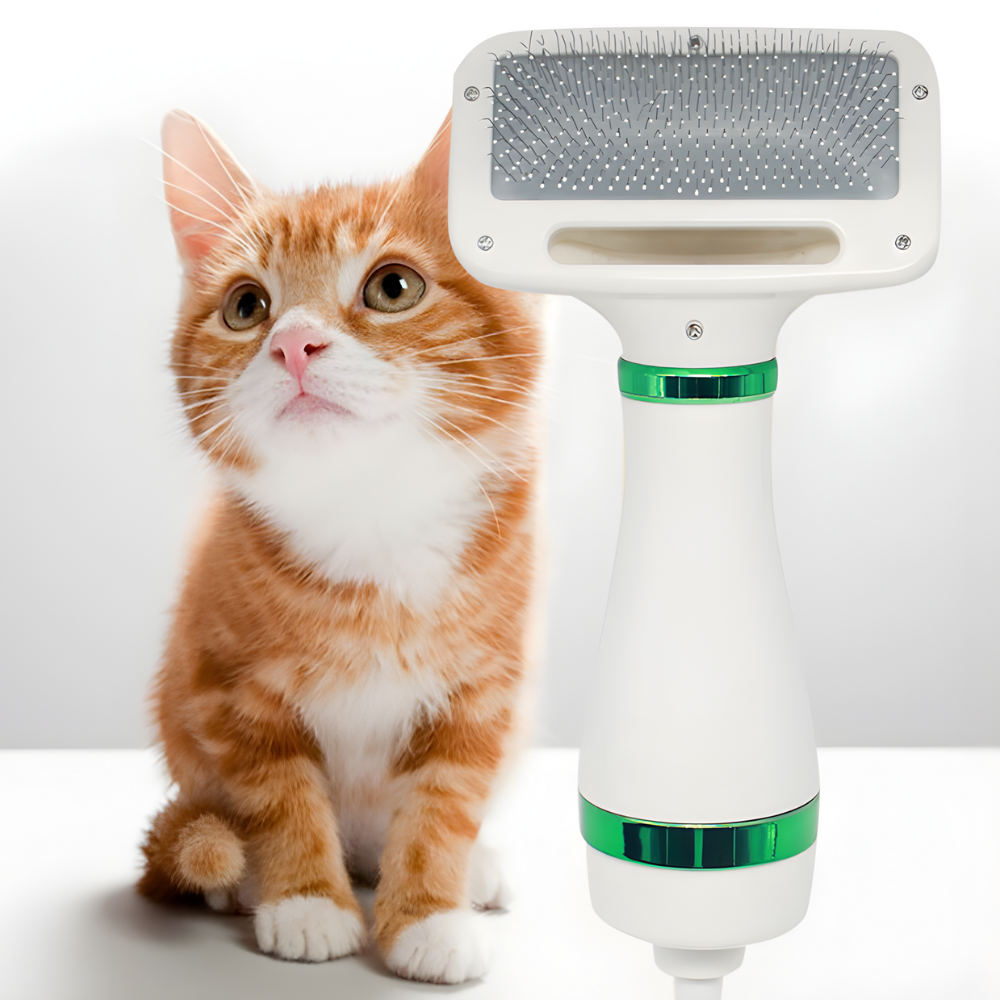 FurAir │ Pet Drying Grooming Brush Tool