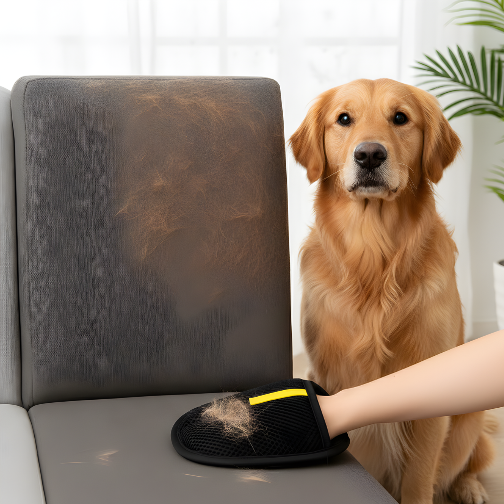 FurCatch │ Reusable Pet Hair Remover Glove