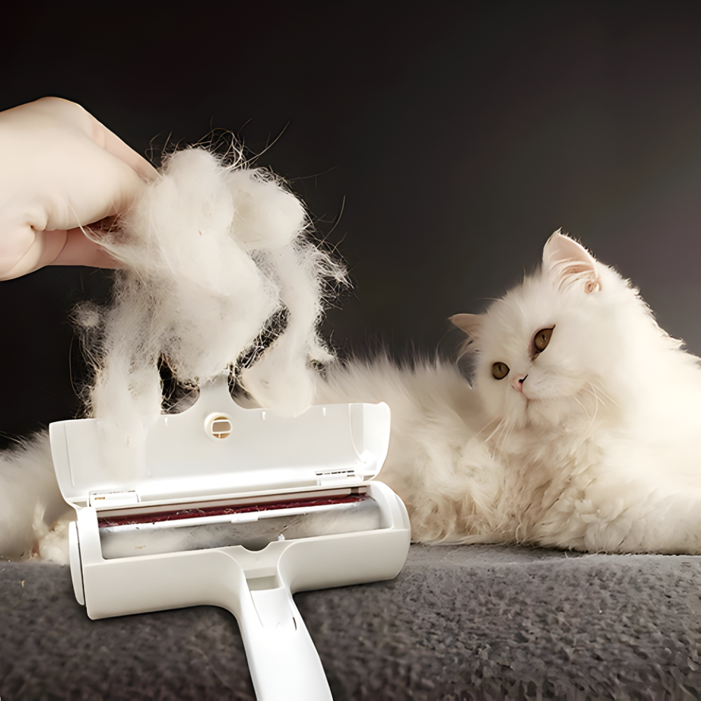 FurCleanse │ Reusable Self Cleaning Pet Hair Remover Roller