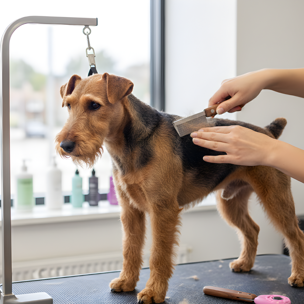 FurEdge │ Premium Pet Deshedding Grooming Comb