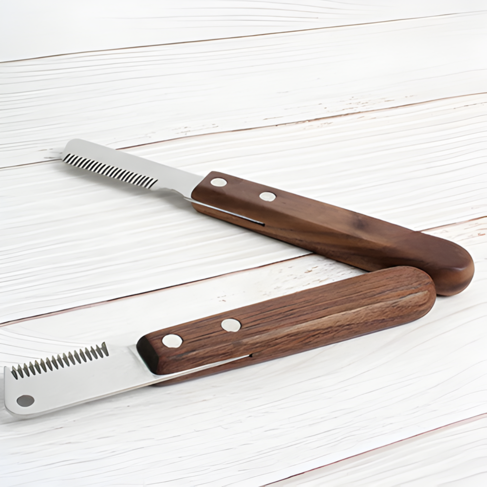 FurEdge │ Premium Pet Deshedding Grooming Comb