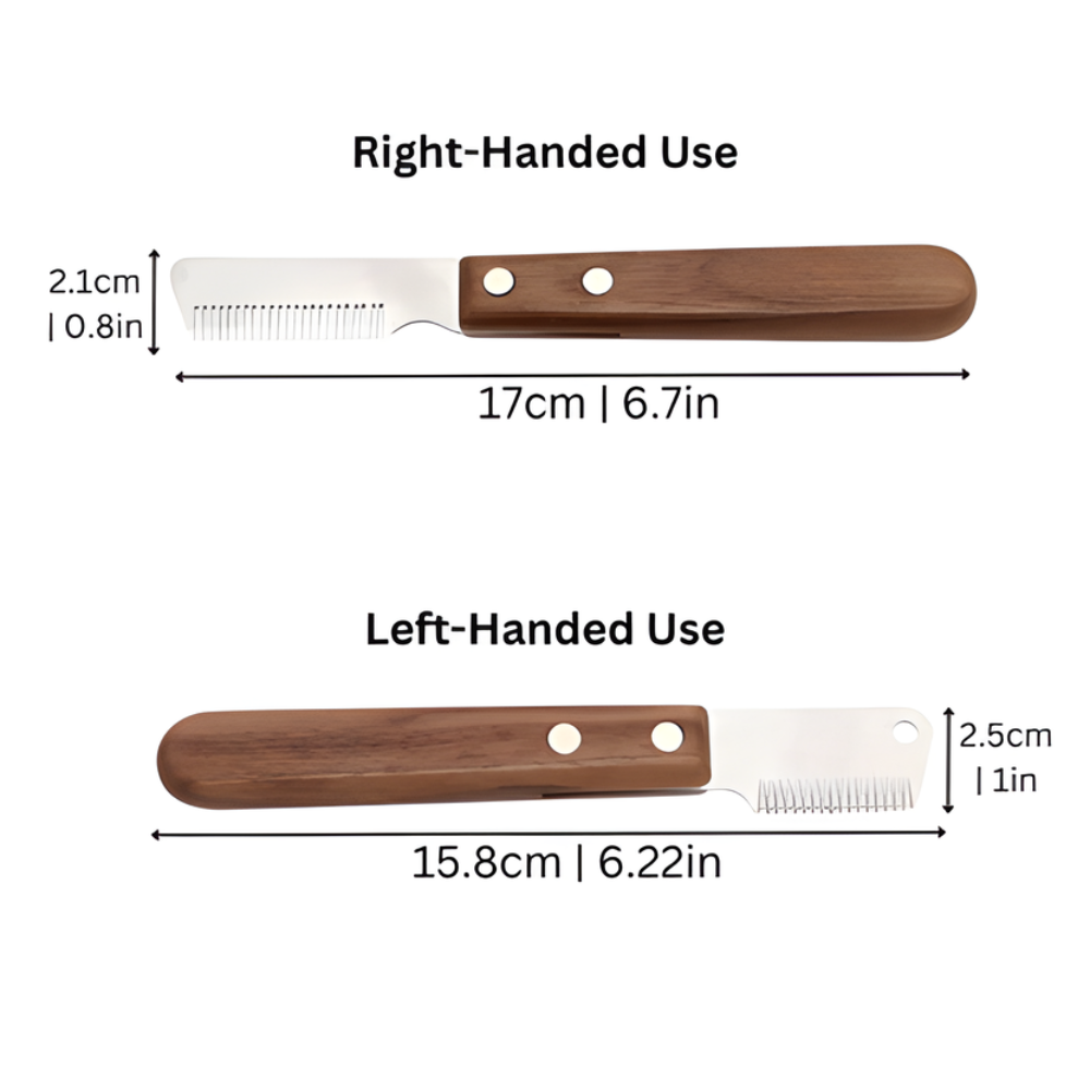 FurEdge │ Premium Pet Deshedding Grooming Comb