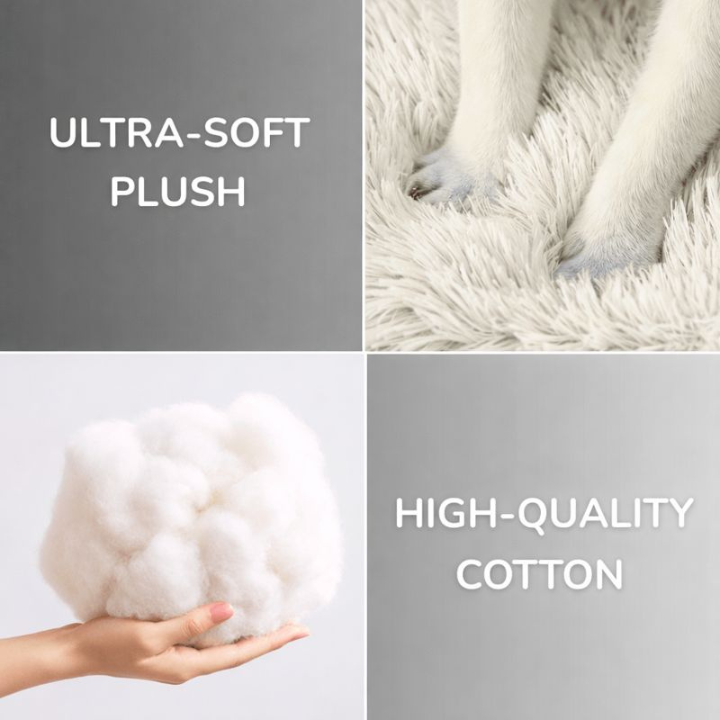 FurHaven │ Plush Cave Cat Bed